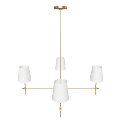 Baker 4 Light Chandelier by Visual Comfort 3D model