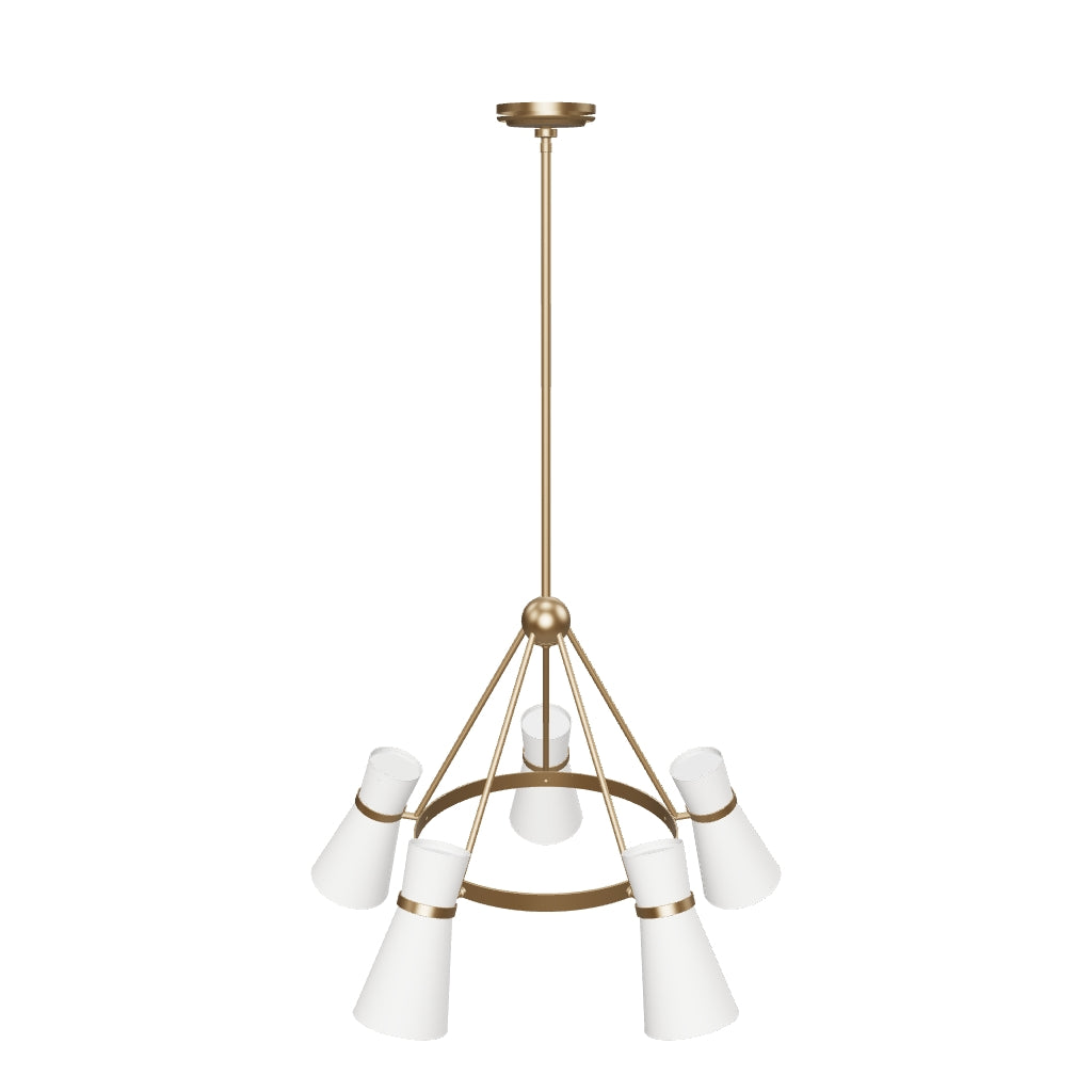 Clark 5 Light Chandelier by Visual Comfort 3D model
