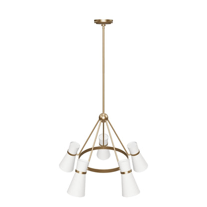 Clark 5 Light Chandelier by Visual Comfort 3D model