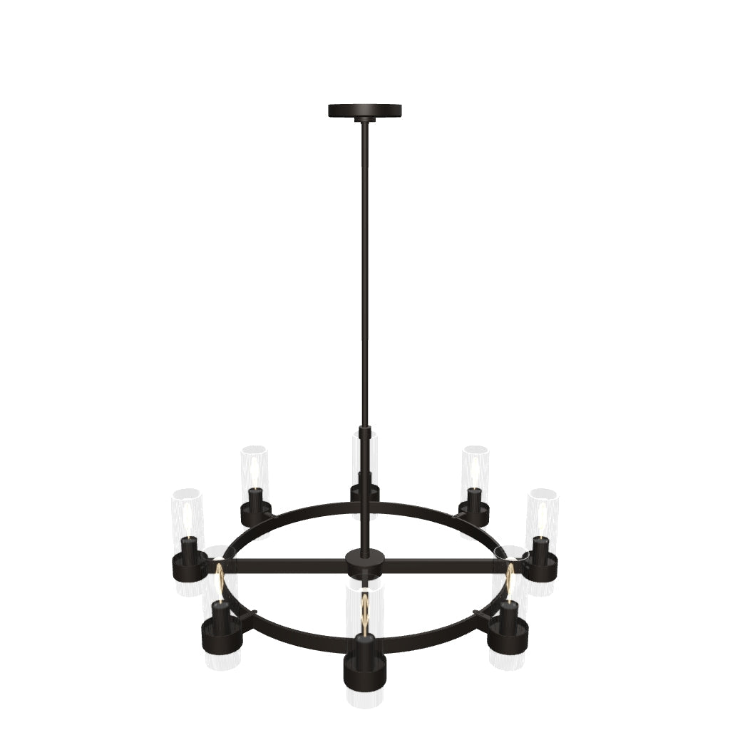 Geneva 8 Light Chandelier by Visual Comfort 3D model