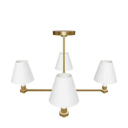 Paisley Medium 4 Light Chandelier by Visual Comfort 3D model