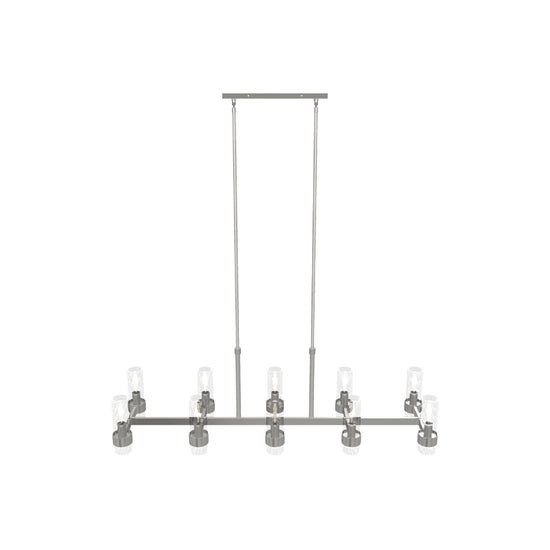 Geneva 10 Light Linear Chandelier by Visual Comfort 3D model
