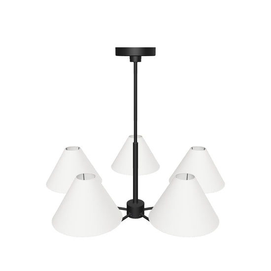 Burke 5 Light Chandelier by Visual Comfort 3D model