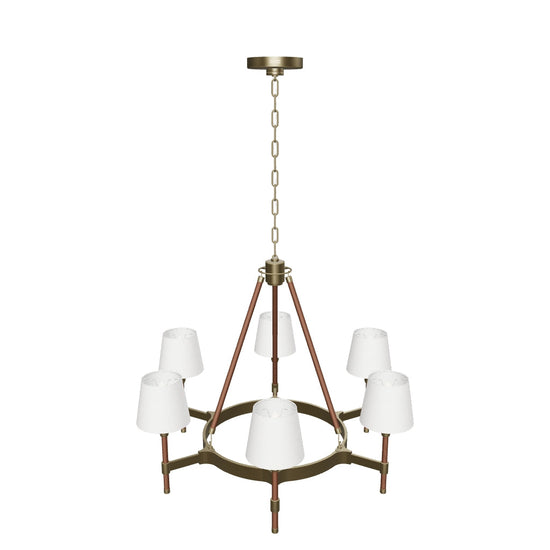 Katie 6 Light Chandelier by Visual Comfort 3D model