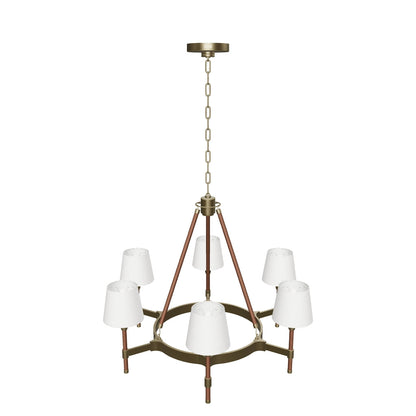 Katie 6 Light Chandelier by Visual Comfort 3D model