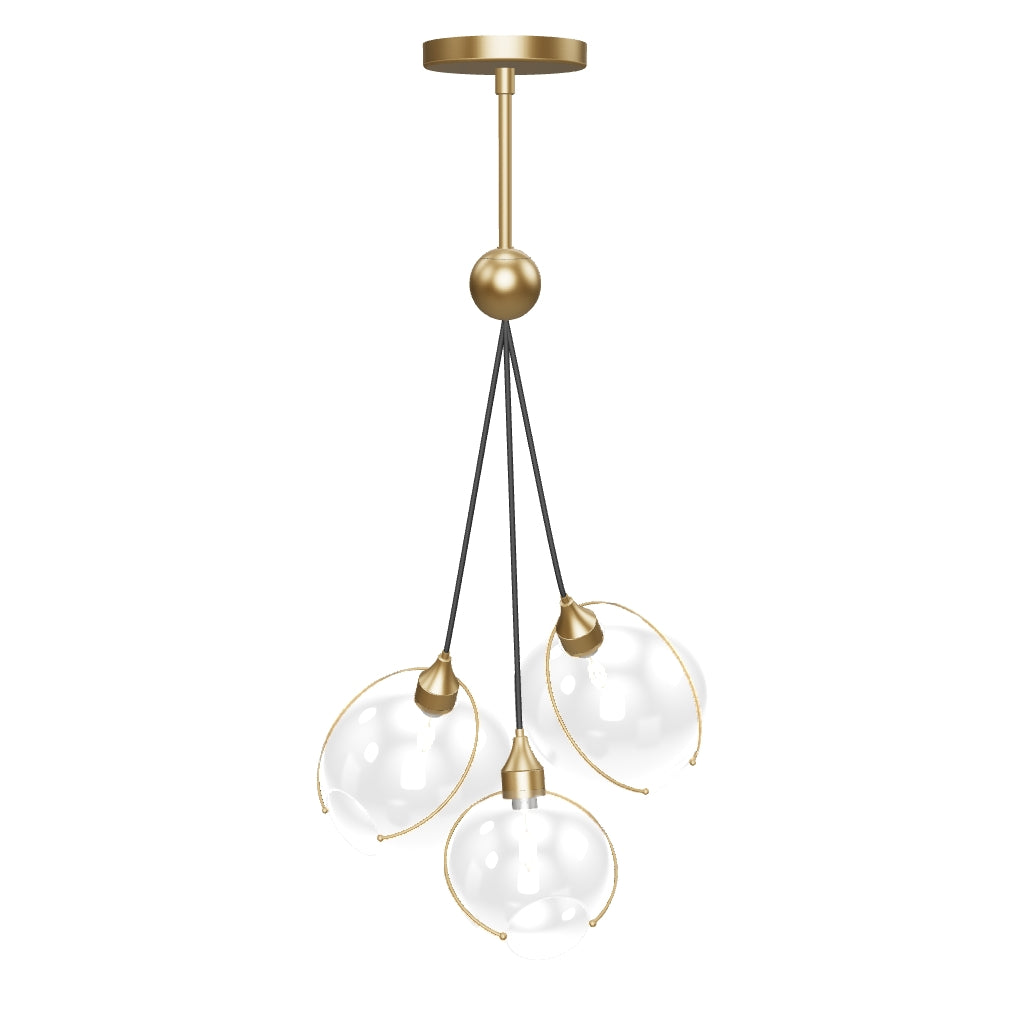 Skye 3 Light Cluster Pendant by Hinkley 3D model