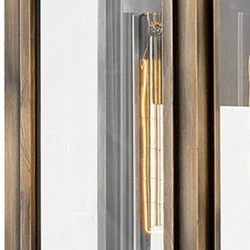 Clear glass panels
