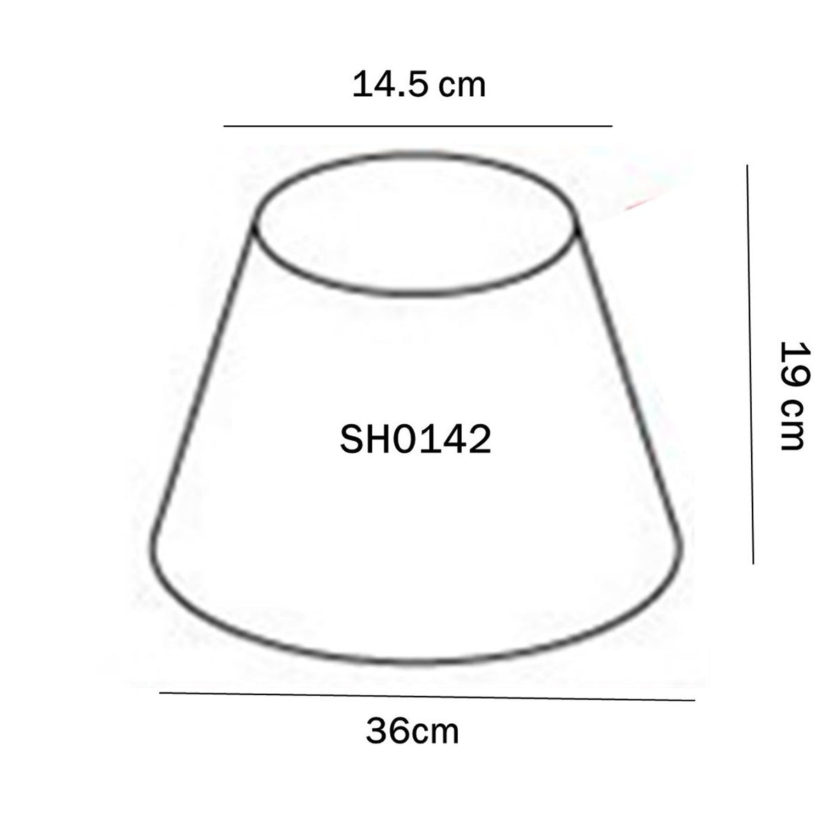 OATMEAL 36CM LAMPSHADE