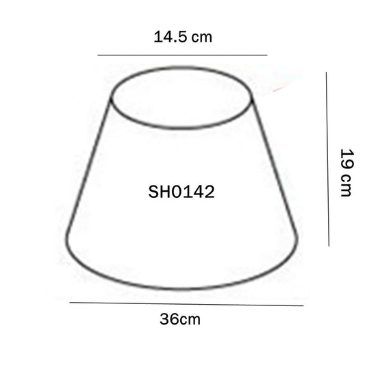 OATMEAL 36CM LAMPSHADE