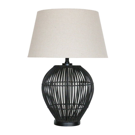 Bahama Black Table Lamp Base