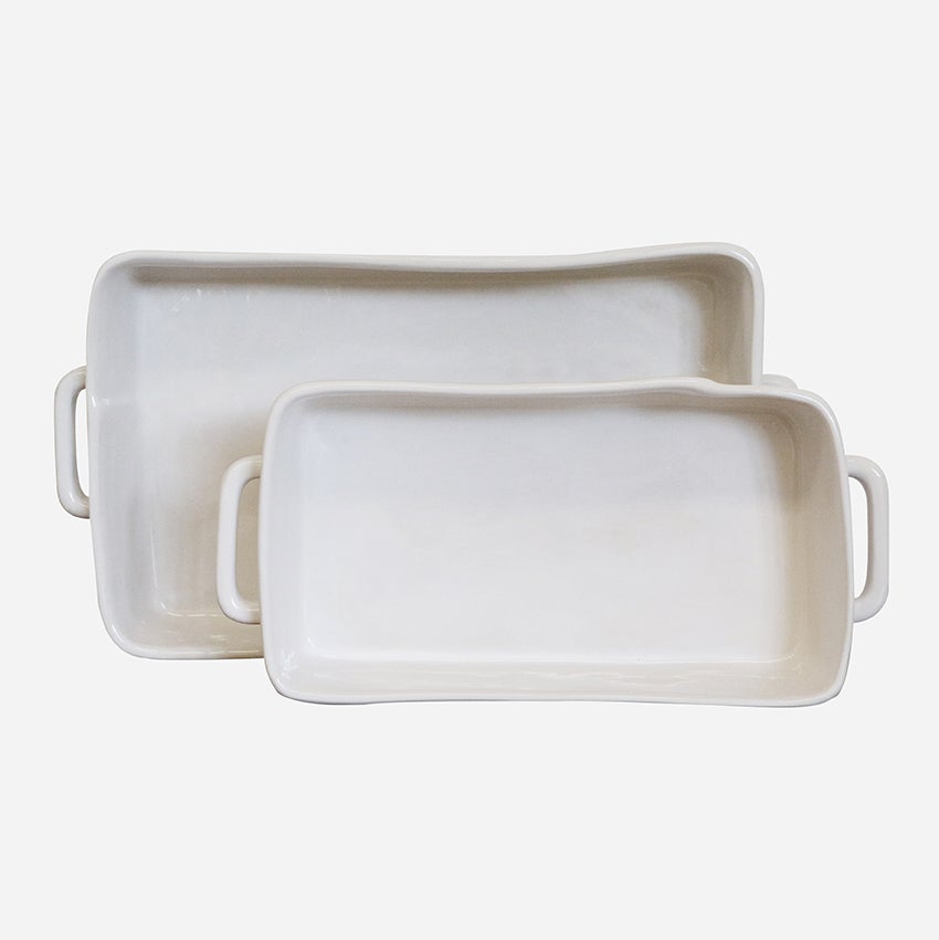 Set of 2 The Creamery Medium Serving Dish